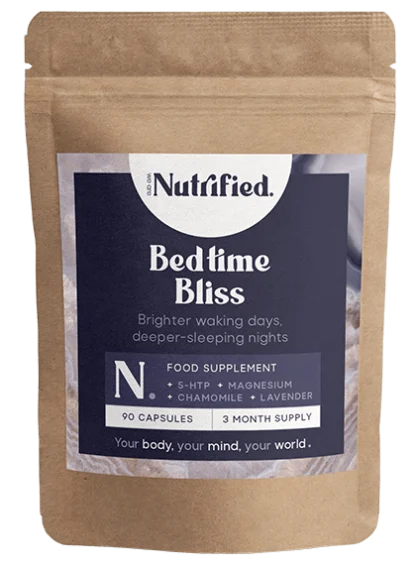 Bedtime Bliss vegan Sleep Supplement pouch front